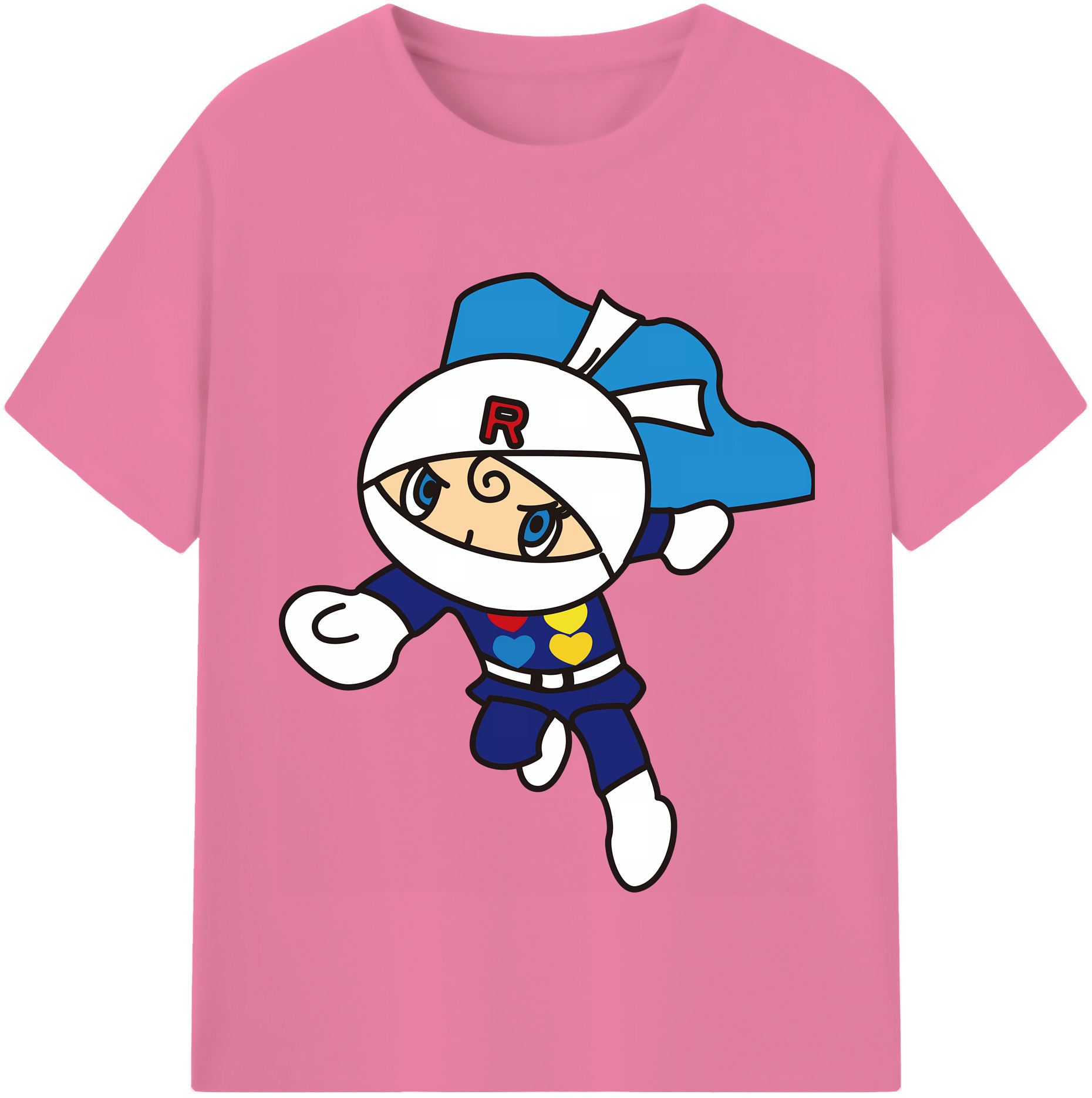 （画像用） アンパンマン Anpanman 綿100％半袖Tシャツ（フロントプリント）